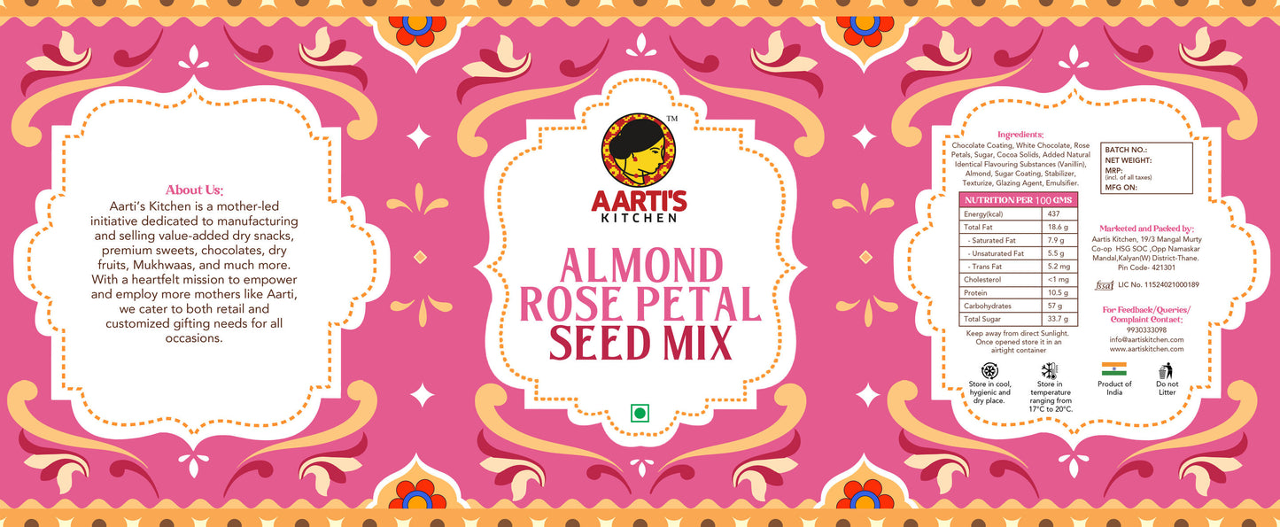 ALMOND ROSE PETAL SEED MIX