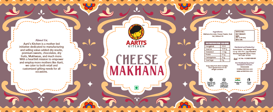 CHEESE MAKHANA