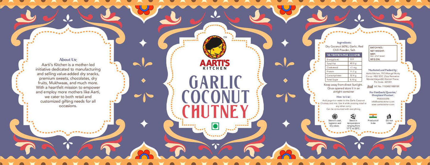 GARLIC COCONUT CHUTNEY