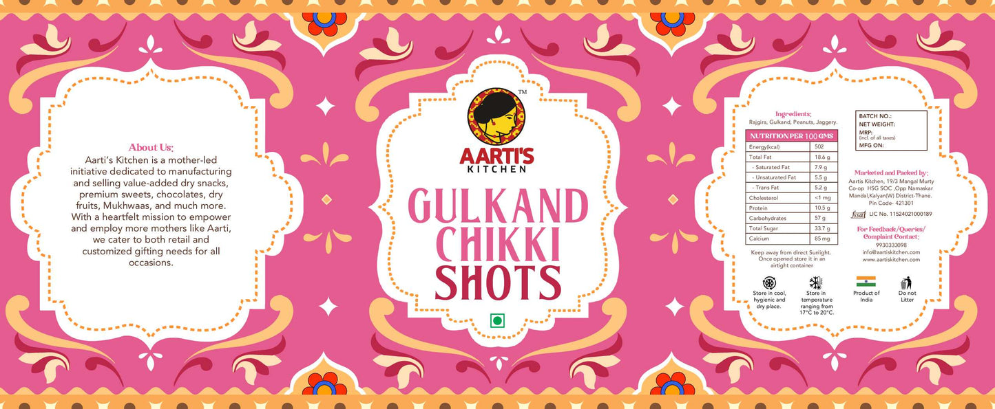 GULKAND CHIKI SHOTS