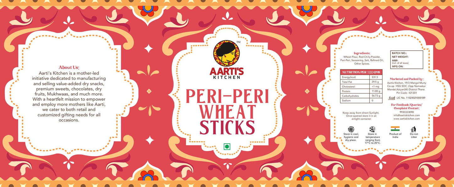 PERI PERI WHEAT STICKS