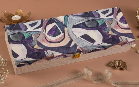 Elegant Fabric Box Diwali Gift Hamper - (AKUD2026014)