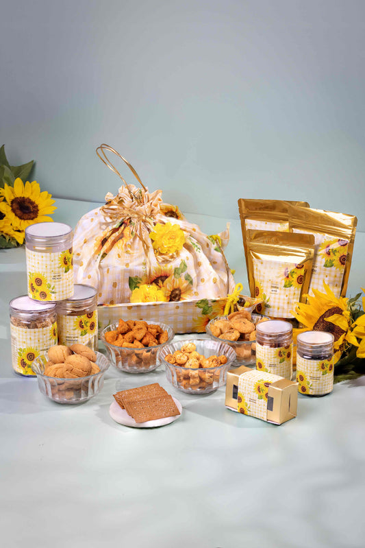 Golden Bloom Welcome Hamper