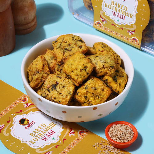BAKED KOTHAMBIR WADI