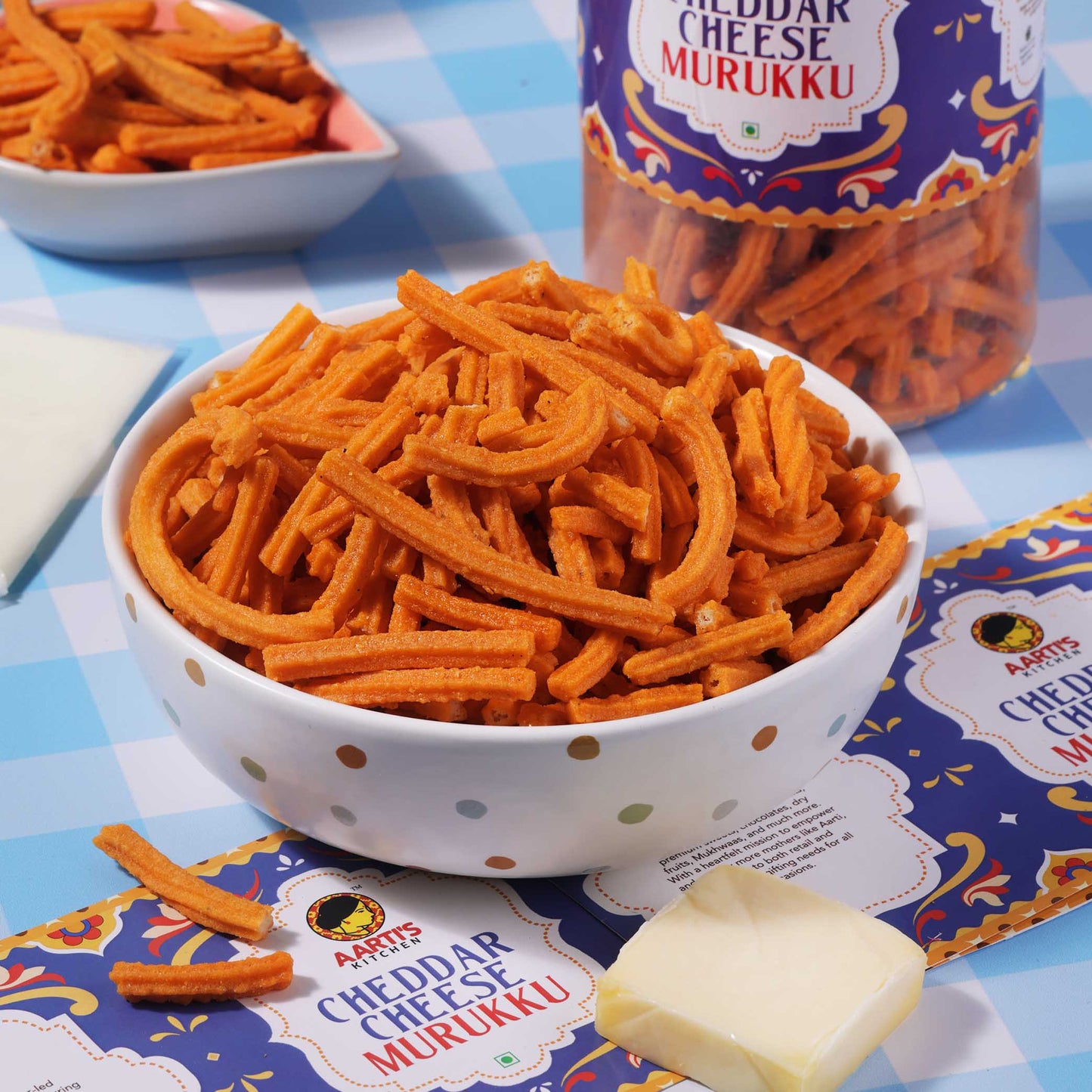 CHEDDAR CHEESE MURUKKU