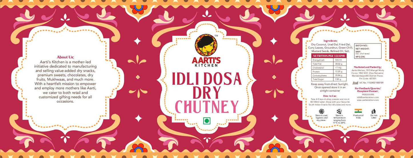 IDLI DOSA DRY CHUTNEY