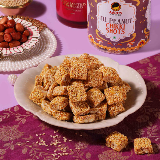 TIL PEANUT CHIKKI SHOTS