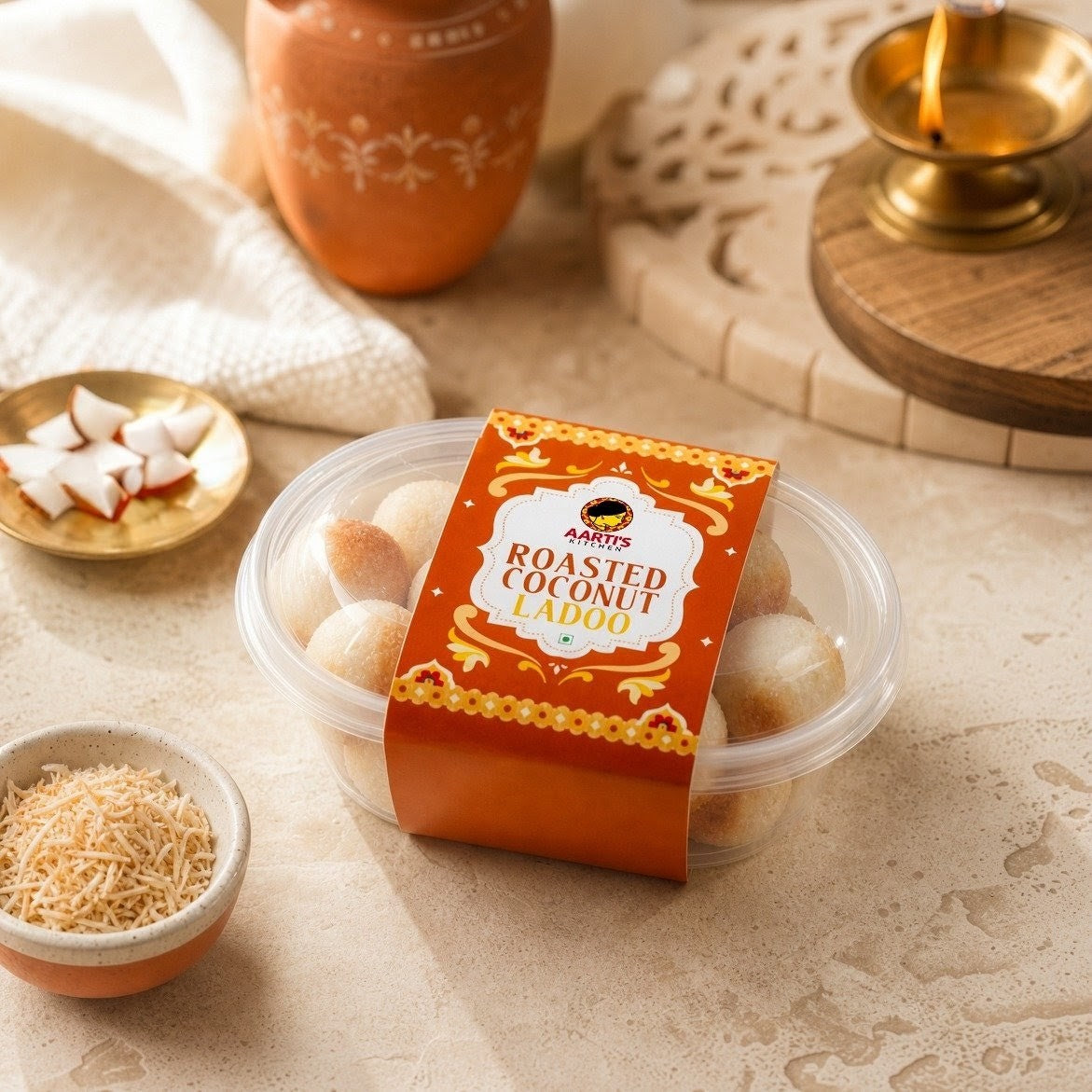 Roasted Coconut Ladoo