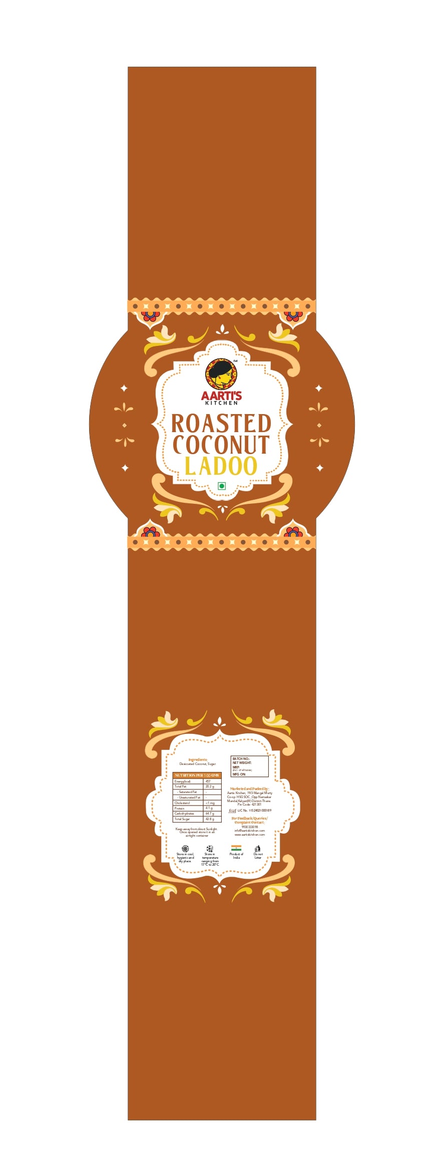 Roasted Coconut Ladoo