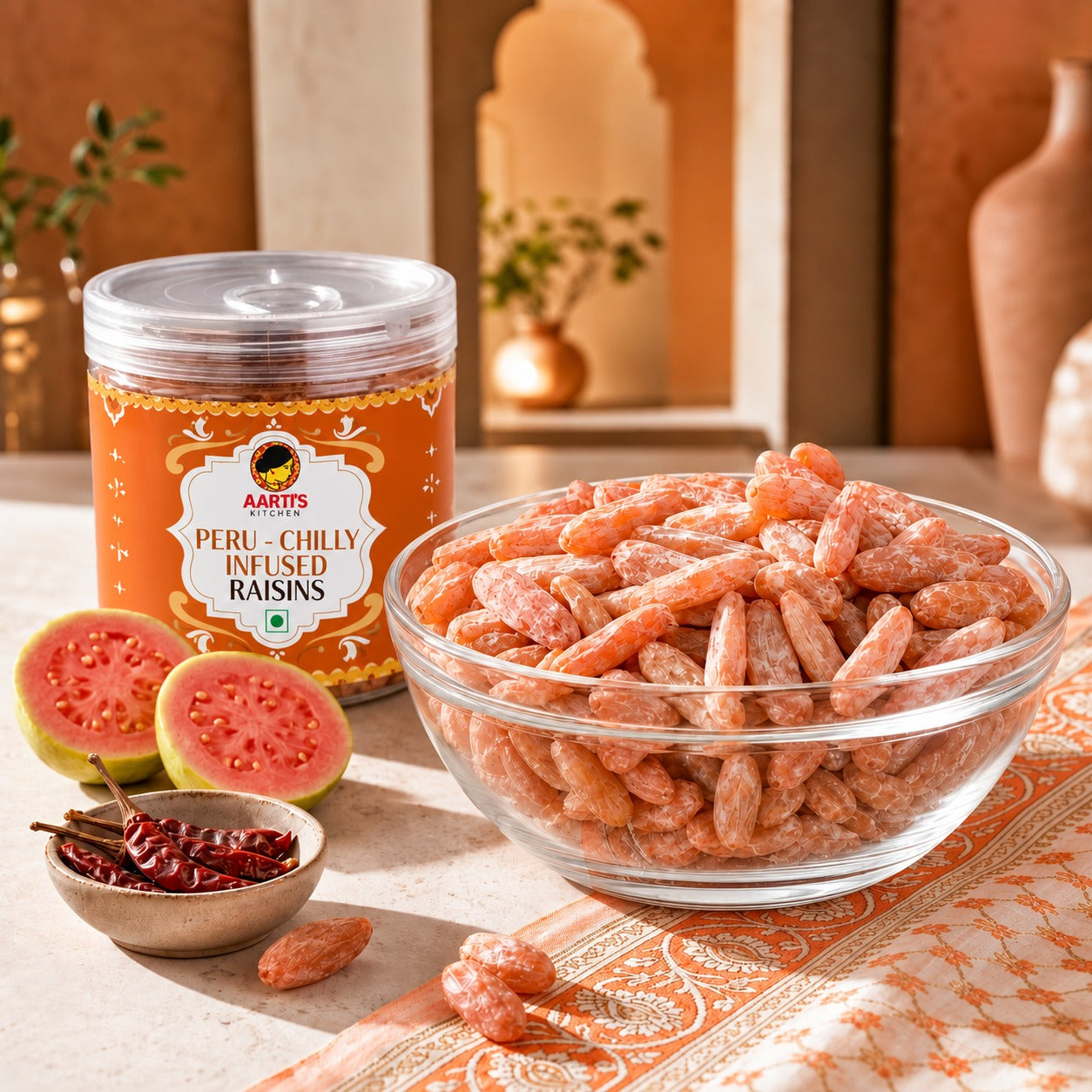 Peru-Chilly Infused Raisins